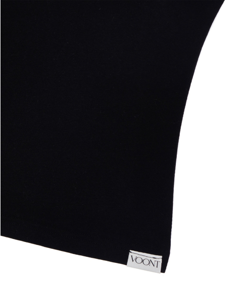 VOONT(ブント)の「Twin Layer Tank Top (BLACK)(Tシャツ/カットソー・レディース・ブラック・SMALL/MEDIUM)」の2枚目の写真