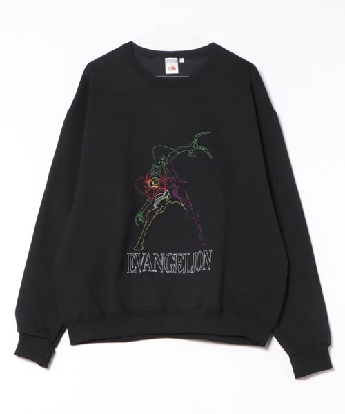 セール】FTL×EVA 刺繍クルーネックスウェット / EVANGELION セール】FTL×EVA 刺繍クルーネックスウェット / EVANGELION