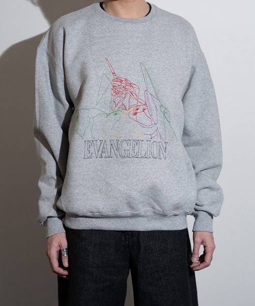 セール】FTL×EVA 刺繍クルーネックスウェット / EVANGELION セール】FTL×EVA 刺繍クルーネックスウェット / EVANGELION