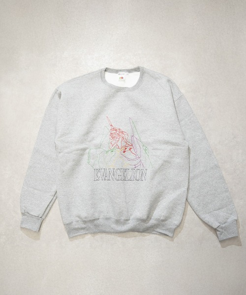 セール】FTL×EVA 刺繍クルーネックスウェット / EVANGELION セール】FTL×EVA 刺繍クルーネックスウェット / EVANGELION