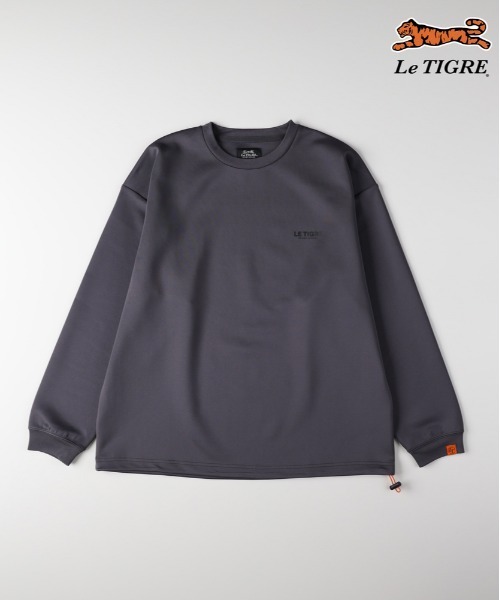 Right-on(ライトオン)の「Le TIGRE(ルティグレ)【メンズ】ダンボールバックロゴプルオーバー(スウェット・メンズ・ブラック/ダークグレー/ホワイト・S/L/XL/M)」の4枚目の写真