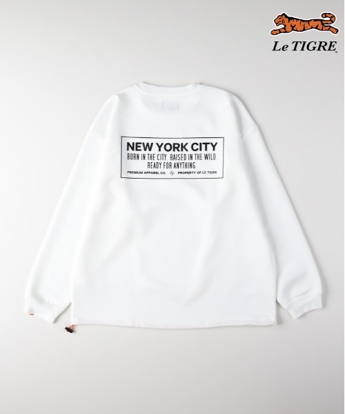 Right-on(ライトオン)の「Le TIGRE(ルティグレ)【メンズ】ダンボールバックロゴプルオーバー(スウェット・メンズ・ブラック/ダークグレー/ホワイト・S/L/XL/M)」の21枚目の写真