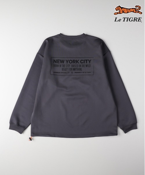 Right-on(ライトオン)の「Le TIGRE(ルティグレ)【メンズ】ダンボールバックロゴプルオーバー(スウェット・メンズ・ブラック/ダークグレー/ホワイト・S/L/XL/M)」の22枚目の写真