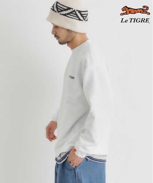 Right-on(ライトオン)の「Le TIGRE(ルティグレ)【メンズ】ダンボールバックロゴプルオーバー(スウェット・メンズ・ブラック/ダークグレー/ホワイト・S/L/XL/M)」の13枚目の写真