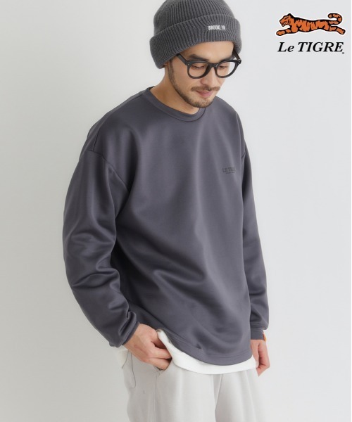 Right-on(ライトオン)の「Le TIGRE(ルティグレ)【メンズ】ダンボールバックロゴプルオーバー(スウェット・メンズ・ブラック/ダークグレー/ホワイト・S/L/XL/M)」の16枚目の写真
