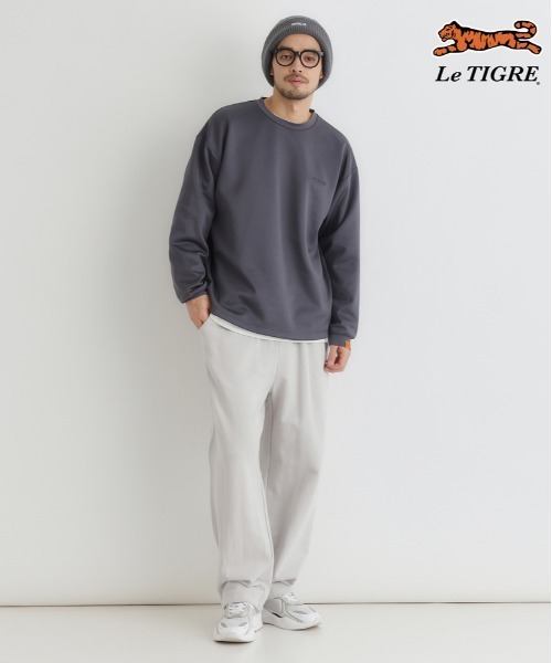 Right-on(ライトオン)の「Le TIGRE(ルティグレ)【メンズ】ダンボールバックロゴプルオーバー(スウェット・メンズ・ブラック/ダークグレー/ホワイト・S/L/XL/M)」の18枚目の写真