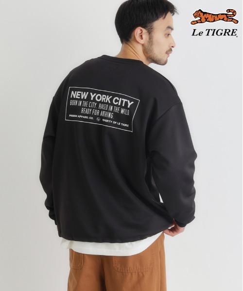 Right-on(ライトオン)の「Le TIGRE(ルティグレ)【メンズ】ダンボールバックロゴプルオーバー(スウェット・メンズ・ブラック/ダークグレー/ホワイト・S/L/XL/M)」の19枚目の写真