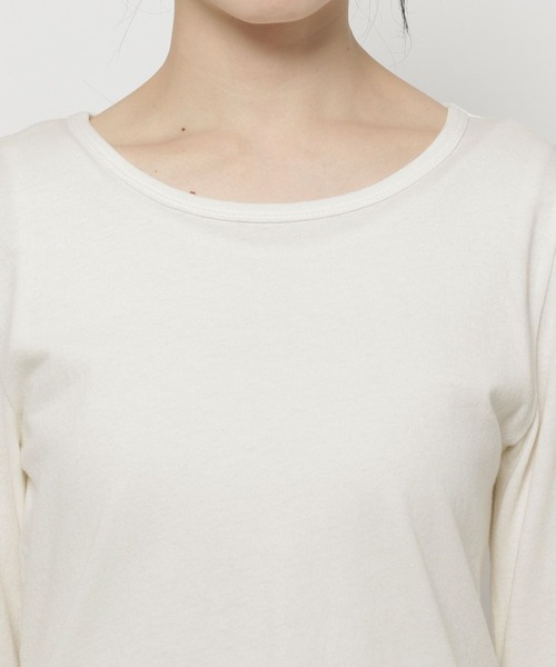 niko and...(ニコアンド)の「チュールペプラムインナーTシャツ(Tシャツ/カットソー・レディース・グレー/オフホワイト・LARGE/MEDIUM)」の10枚目の写真