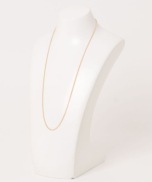 TOM WOOD（トムウッド）の「【TOMWOOD(トムウッド)】Curb Chain Slim　ゴールドネックレス24.5 inch　ユニセックス（ネックレス・レディース・ゴールド・FREE）」の2枚目の写真