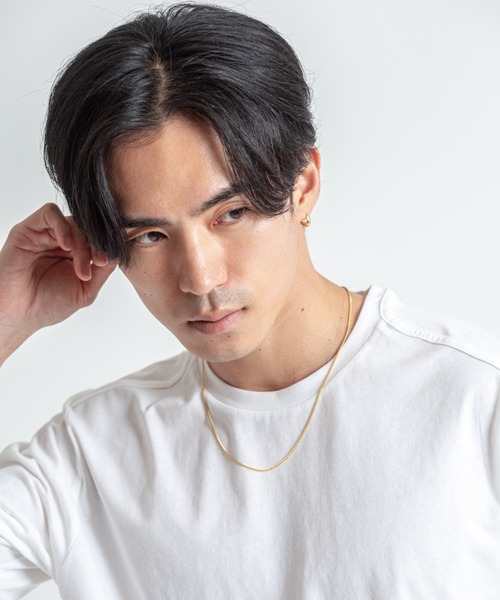 TOM WOOD（トムウッド）の「【TOMWOOD(トムウッド)】Curb Chain Slim　ゴールドネックレス24.5 inch　ユニセックス（ネックレス・レディース・ゴールド・FREE）」の7枚目の写真