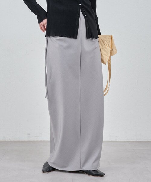 SHENERY(シーナリー)の「サイドギャザースカート(スカート・レディース・グレー/ネイビー・38/36)」の13枚目の写真