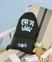 ODDSOCKS（オッドソックス）の「シルバーポケットストリングバッグ - フェアウェイ（バックパック/リュック）」