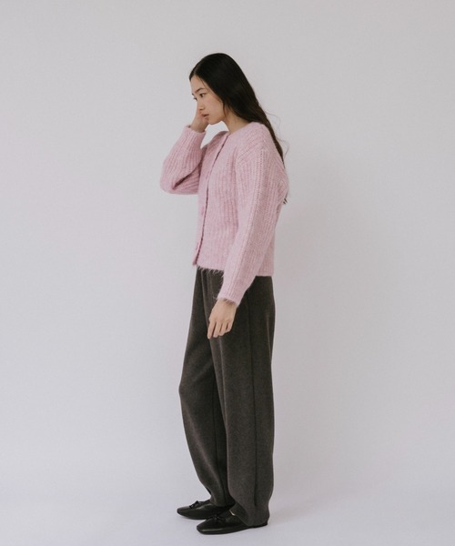 duei(デュイ)の「ミックスニットカーディガン(カーディガン/ボレロ・レディース・ライトブルー/ピンク/グレー・FREE)」の6枚目の写真