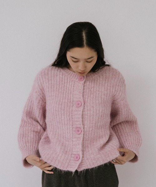 duei(デュイ)の「ミックスニットカーディガン(カーディガン/ボレロ・レディース・ライトブルー/ピンク/グレー・FREE)」の21枚目の写真