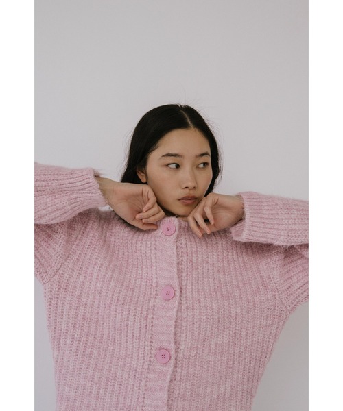 duei(デュイ)の「ミックスニットカーディガン(カーディガン/ボレロ・レディース・ライトブルー/ピンク/グレー・FREE)」の11枚目の写真