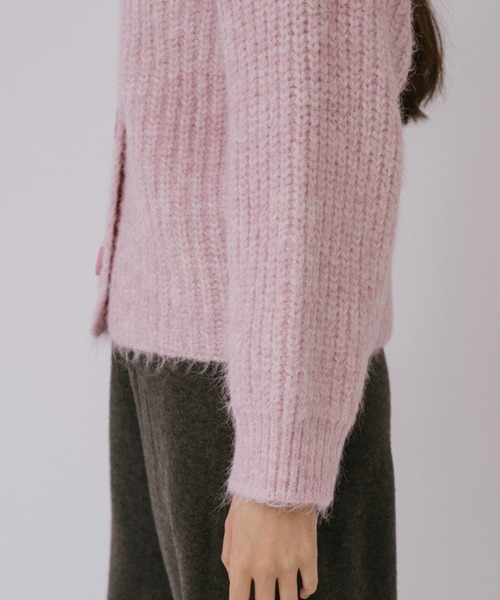 duei(デュイ)の「ミックスニットカーディガン(カーディガン/ボレロ・レディース・ライトブルー/ピンク/グレー・FREE)」の13枚目の写真