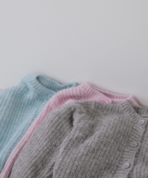 duei(デュイ)の「ミックスニットカーディガン(カーディガン/ボレロ・レディース・ライトブルー/ピンク/グレー・FREE)」の9枚目の写真