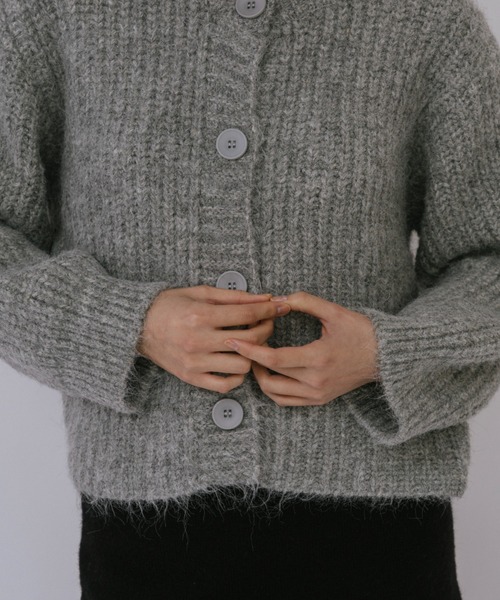 duei(デュイ)の「ミックスニットカーディガン(カーディガン/ボレロ・レディース・ライトブルー/ピンク/グレー・FREE)」の17枚目の写真