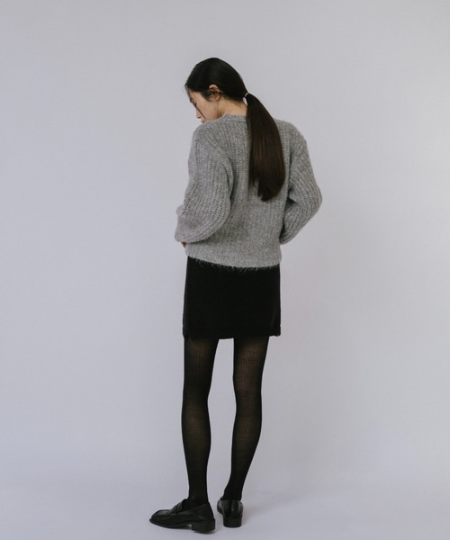 duei(デュイ)の「ミックスニットカーディガン(カーディガン/ボレロ・レディース・ライトブルー/ピンク/グレー・FREE)」の19枚目の写真