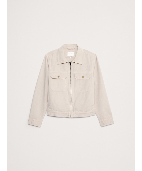 Banana Republic（バナナリパブリック）の「◆コットン ツイル メカニック ジャケット (コーデュロイカラー)（その他アウター・メンズ・ベージュ/ブルー・XL/M/S/L）」の8枚目の写真