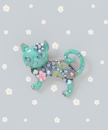 ブローチ/コサージュ（グリーン・カーキ/緑色系）ファッション通販