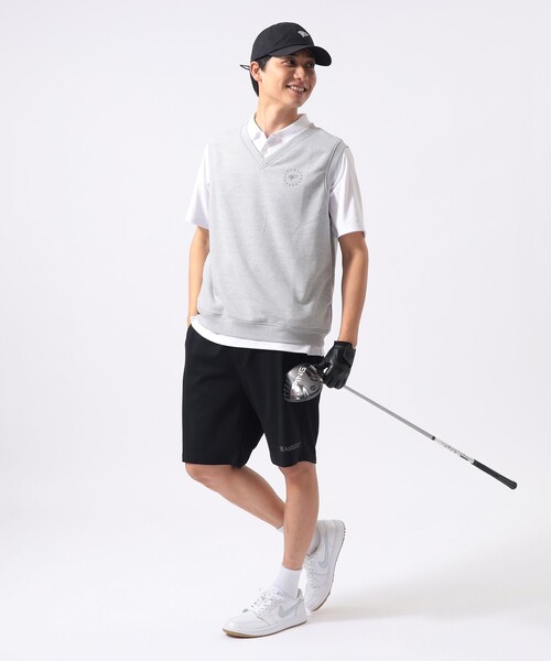 BEAMS GOLF（ビームスゴルフ）の「ORANGE LABEL / ビックシルエット ショートパンツ（その他パンツ・メンズ・ブラック/ホワイト・SMALL/MEDIUM/LARGE/X-LARGE）」の7枚目の写真