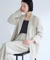 Aunely（オーネリー）の「【Aunely】すぐサラ UV ダブル テーラードジャケット<YOSOOIシリーズ>（テーラードジャケット）」
