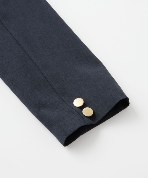 Aunely（オーネリー）の「【Aunely】すぐサラ UV ダブル テーラードジャケット＜YOSOOIシリーズ＞（テーラードジャケット・レディース・ブラウン/ネイビー/グレイッシュベージュ/グレー・S/M/L）」の11枚目の写真