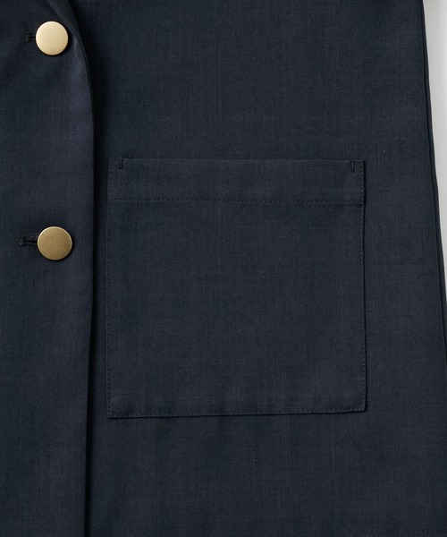 Aunely（オーネリー）の「【Aunely】すぐサラ UV ダブル テーラードジャケット＜YOSOOIシリーズ＞（テーラードジャケット・レディース・ブラウン/ネイビー/グレイッシュベージュ/グレー・S/M/L）」の12枚目の写真