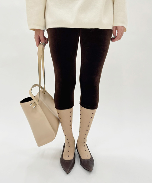 EDIT. FOR LULU（エディットフォールル）の「【SIMONE WILD/シモーネ ワイルド】LONG SHORTS（スラックス・レディース・ブラウン・SMALL/MEDIUM）」の5枚目の写真