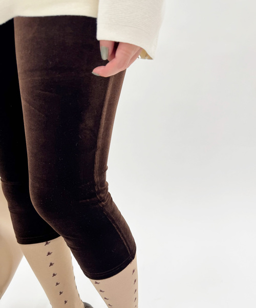 EDIT. FOR LULU（エディットフォールル）の「【SIMONE WILD/シモーネ ワイルド】LONG SHORTS（スラックス・レディース・ブラウン・SMALL/MEDIUM）」の7枚目の写真