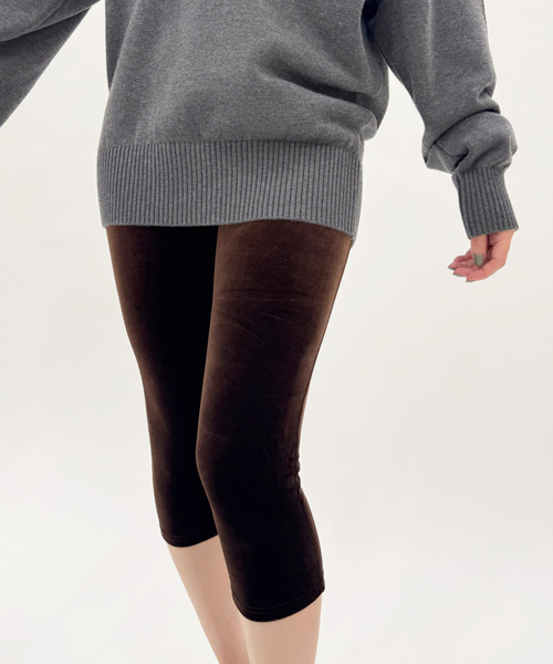 EDIT. FOR LULU（エディットフォールル）の「【SIMONE WILD/シモーネ ワイルド】LONG SHORTS（スラックス・レディース・ブラウン・SMALL/MEDIUM）」の10枚目の写真