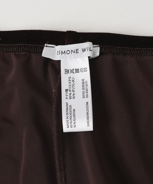 EDIT. FOR LULU（エディットフォールル）の「【SIMONE WILD/シモーネ ワイルド】LONG SHORTS（スラックス・レディース・ブラウン・SMALL/MEDIUM）」の22枚目の写真