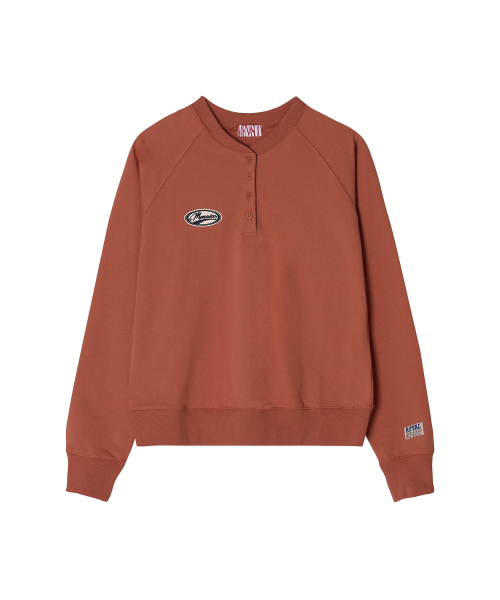 MENASOO（ミナス）の「Henrineck Sweatshirt_Brick（スウェット・レディース・Brick・F）」の3枚目の写真