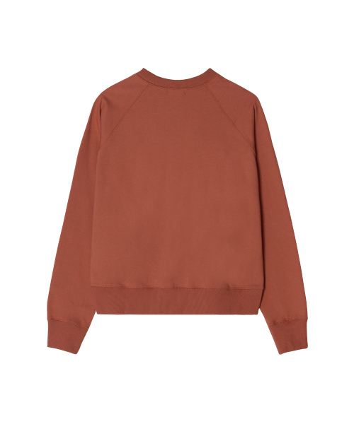 MENASOO（ミナス）の「Henrineck Sweatshirt_Brick（スウェット・レディース・Brick・F）」の4枚目の写真
