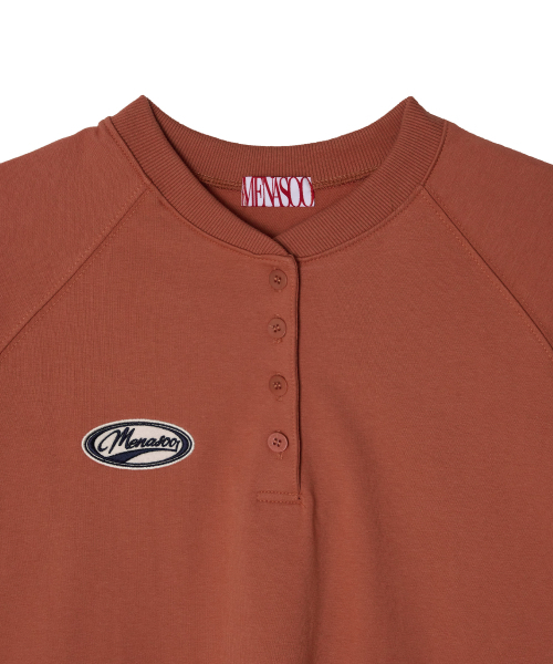 MENASOO（ミナス）の「Henrineck Sweatshirt_Brick（スウェット・レディース・Brick・F）」の5枚目の写真