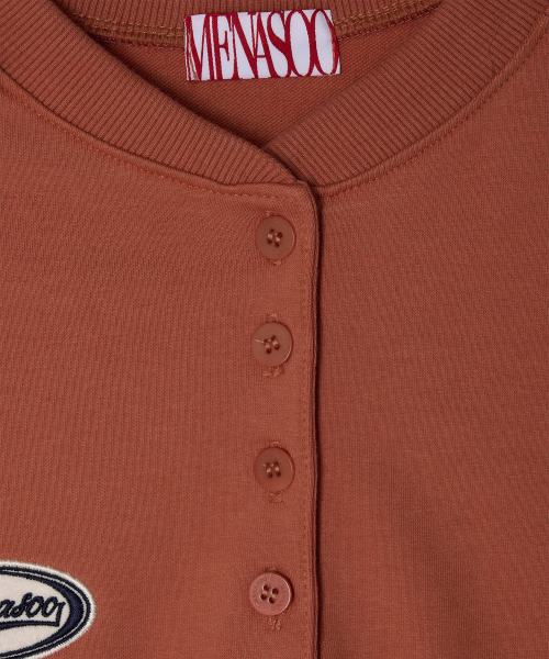 MENASOO（ミナス）の「Henrineck Sweatshirt_Brick（スウェット・レディース・Brick・F）」の9枚目の写真