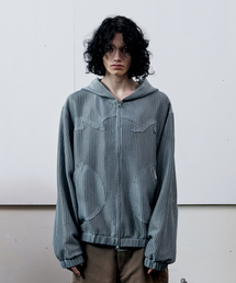 THEVINYLHOUSE（ザバイニルハウス）の「MESH GRID JACKET BLUE（その他アウター）」