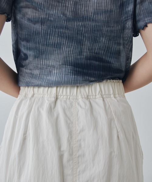 Lui's（ルイス）の「【セットアップ対応◎】ドロスドカーゴスカート（スカート・レディース・ブラック/アイボリー・FREE）」の7枚目の写真