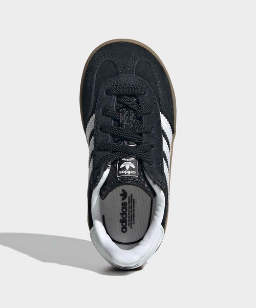 adidas(アディダス)の「ガゼル インドア コンフォート クロージャー エラスティック レース / GAZELLE INDOOR COMFORT CLOSURE ELASTIC LACE / アディダスオリジナルス adidas Originals(スニーカー・キッズ・レッド/ブラック・15.0cm/14.0cm/13.0cm/12cm/16.0cm)」の3枚目の写真