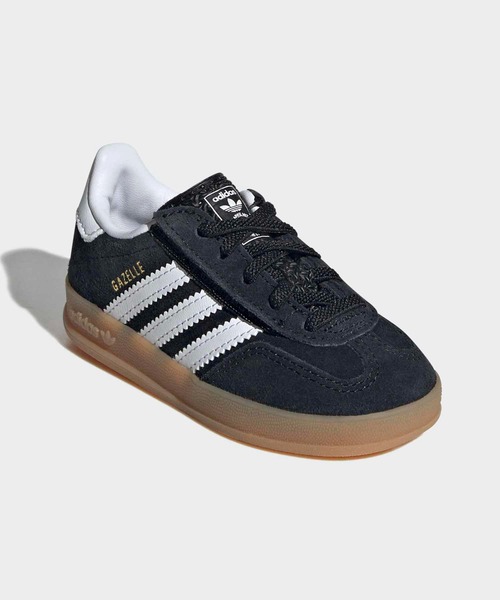 adidas(アディダス)の「ガゼル インドア コンフォート クロージャー エラスティック レース / GAZELLE INDOOR COMFORT CLOSURE ELASTIC LACE / アディダスオリジナルス adidas Originals(スニーカー・キッズ・レッド/ブラック・15.0cm/14.0cm/13.0cm/12cm/16.0cm)」の5枚目の写真