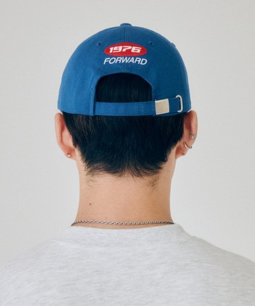 VISION STREET WEAR（ヴィジョンストリートウェア）の「VSW V-1 Flame Ball Cap Blue（キャップ・レディース・その他・FREE）」の4枚目の写真