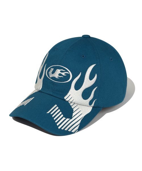 VISION STREET WEAR（ヴィジョンストリートウェア）の「VSW V-1 Flame Ball Cap Blue（キャップ・レディース・その他・FREE）」の8枚目の写真