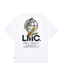 FLYING CATS TEE white
