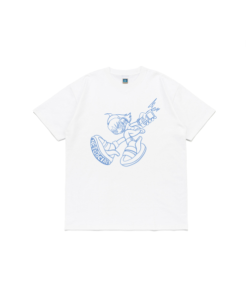 NET SOCIAL CLUB(ネットソーシャルクラブ)の「サイバーボーイ 半袖Tシャツ (ホワイト)(Tシャツ/カットソー・レディース・ホワイト・S/M/L/XL)」の9枚目の写真