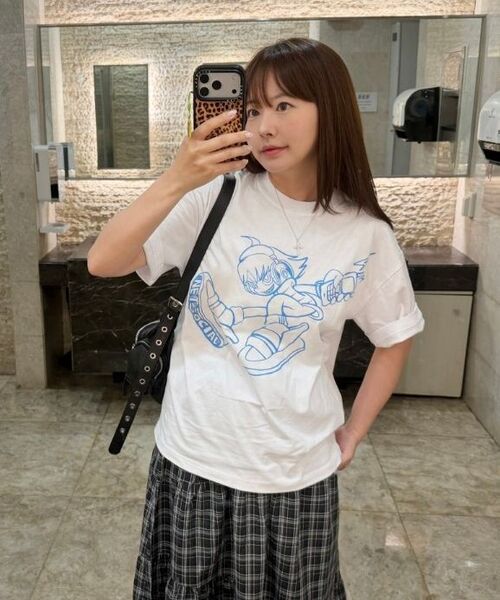 NET SOCIAL CLUB(ネットソーシャルクラブ)の「サイバーボーイ 半袖Tシャツ (ホワイト)(Tシャツ/カットソー・レディース・ホワイト・S/M/L/XL)」の7枚目の写真
