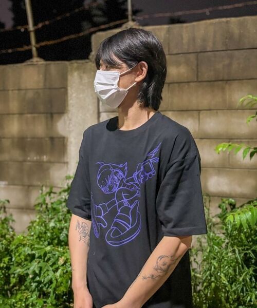 NET SOCIAL CLUB(ネットソーシャルクラブ)の「サイバーボーイ 半袖Tシャツ (ホワイト)(Tシャツ/カットソー・レディース・ホワイト・S/M/L/XL)」の3枚目の写真