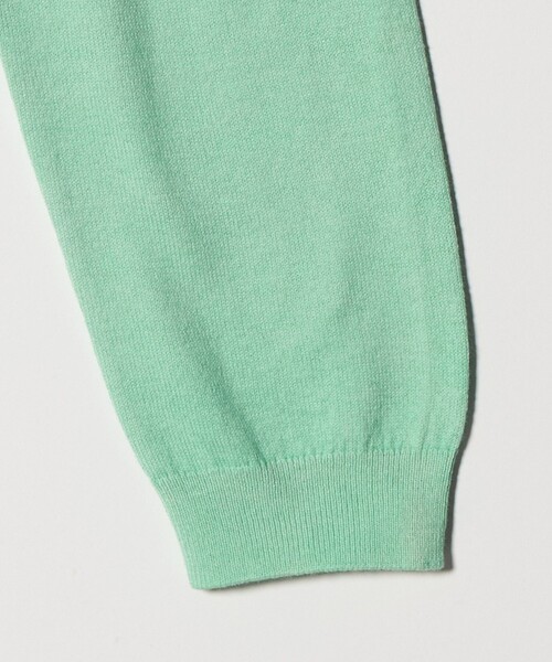 6(ROKU)＞コットン ウール グラデーション ダイ カーディガン