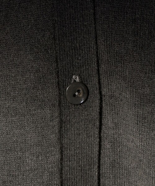 6(ROKU)＞コットン ウール グラデーション ダイ カーディガン