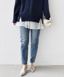 SHIPS | スリムテーパードデニム◇(デニムパンツ)